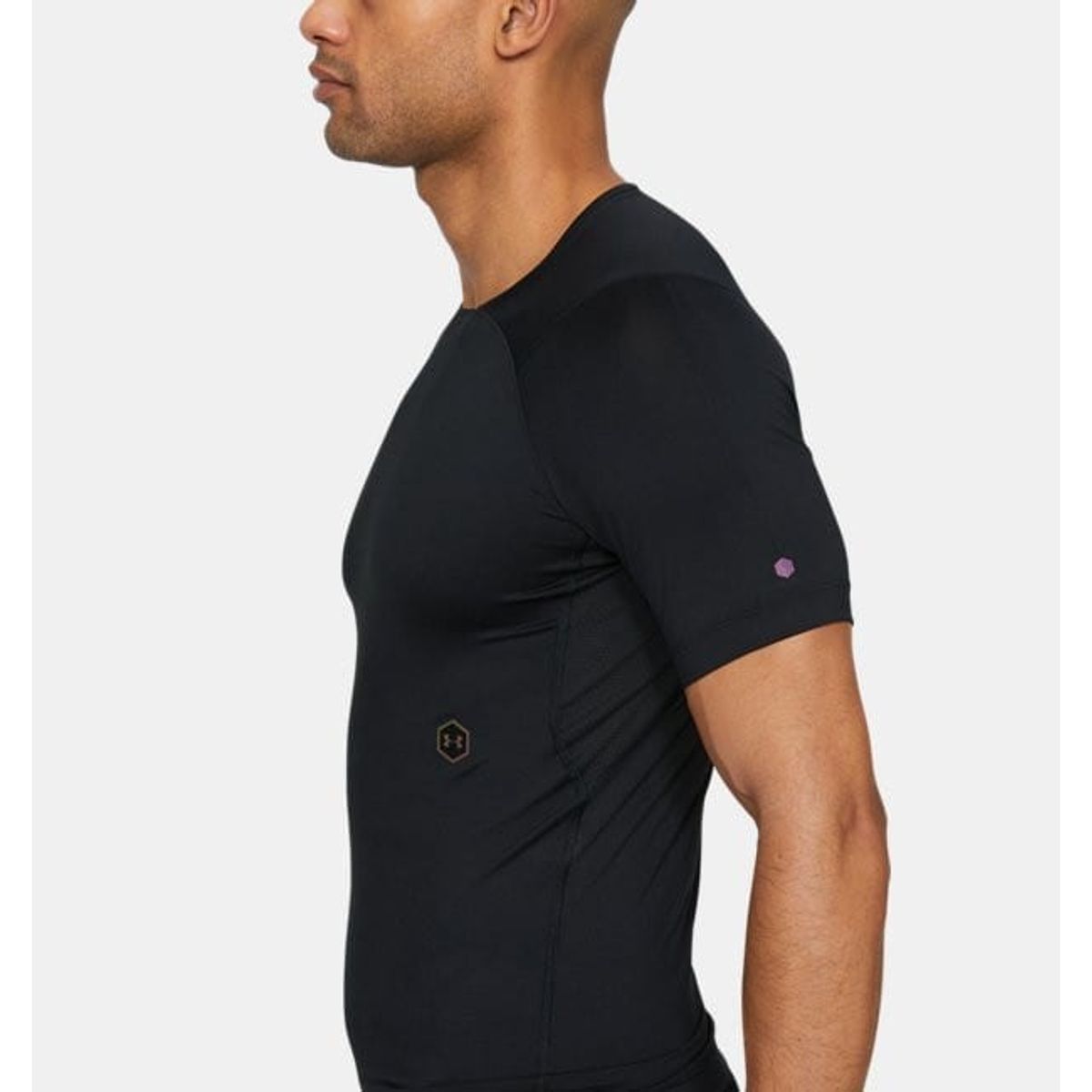 Mænds Under Armour T-shirt RUSH compression - Sort XXL