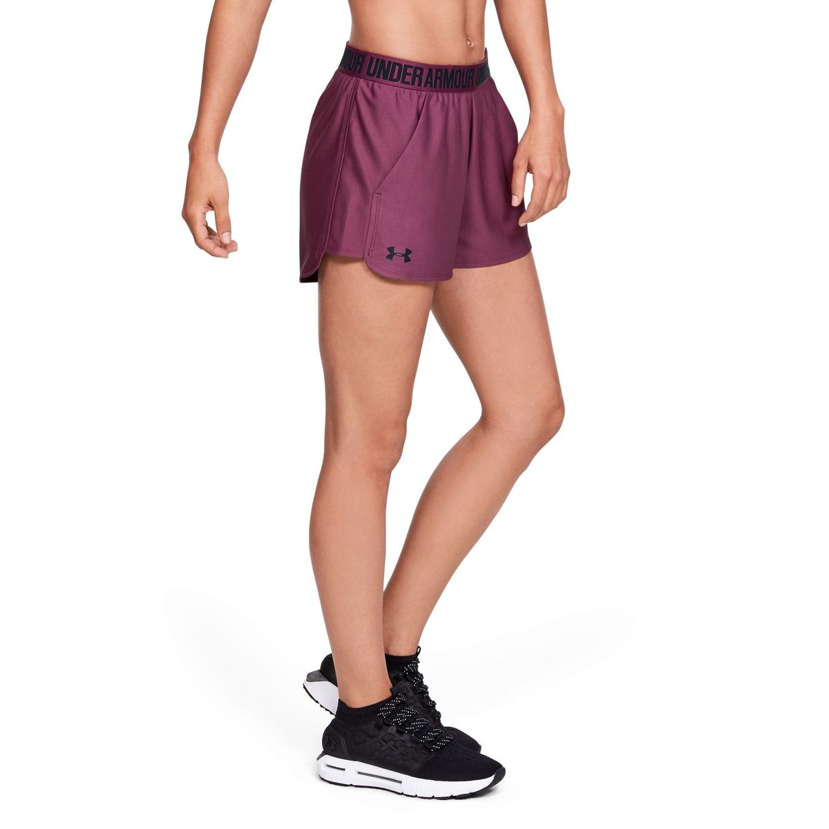 Kvinders Under Armour shorts Play up 2.0 - Level Purple XL