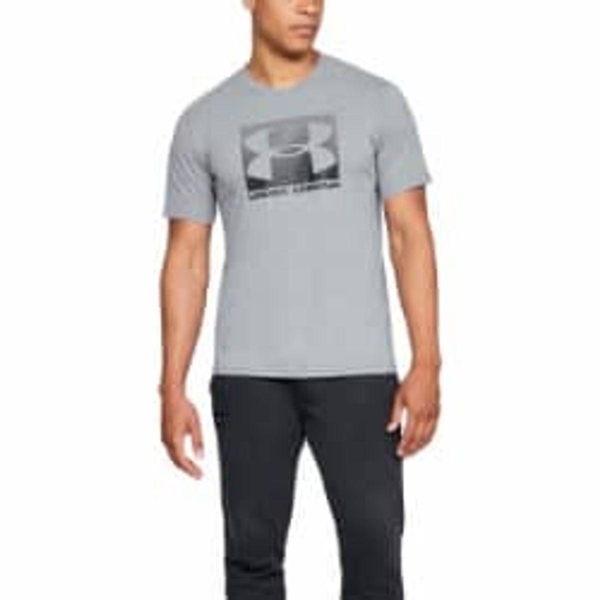 Mænds Under Armour - Charged Cotton T-shirt - Grå L