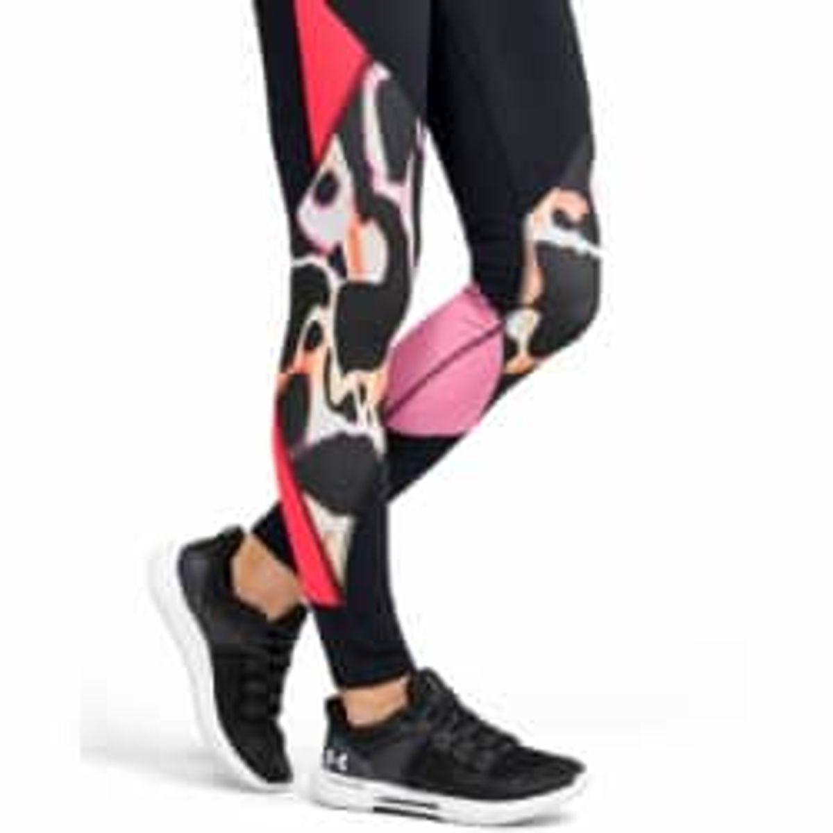 Kvinders Under Armour - Rush Colour Block Leggins XS