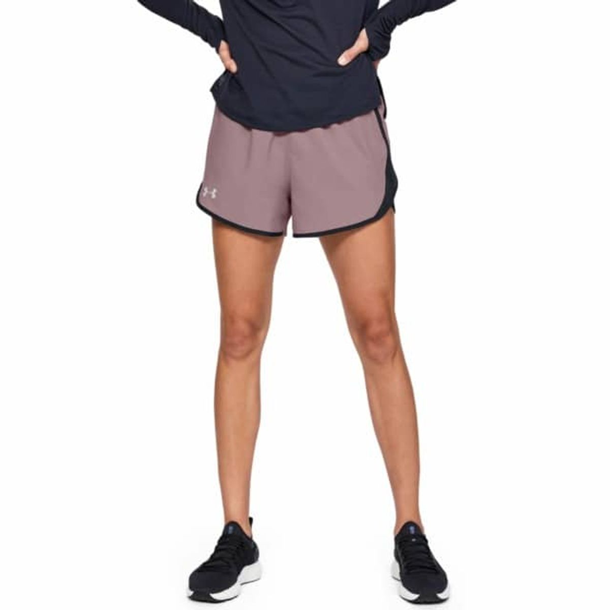 Kvinders Under Armour - Fly By 2.0 løbeShorts - Hushed Pink L