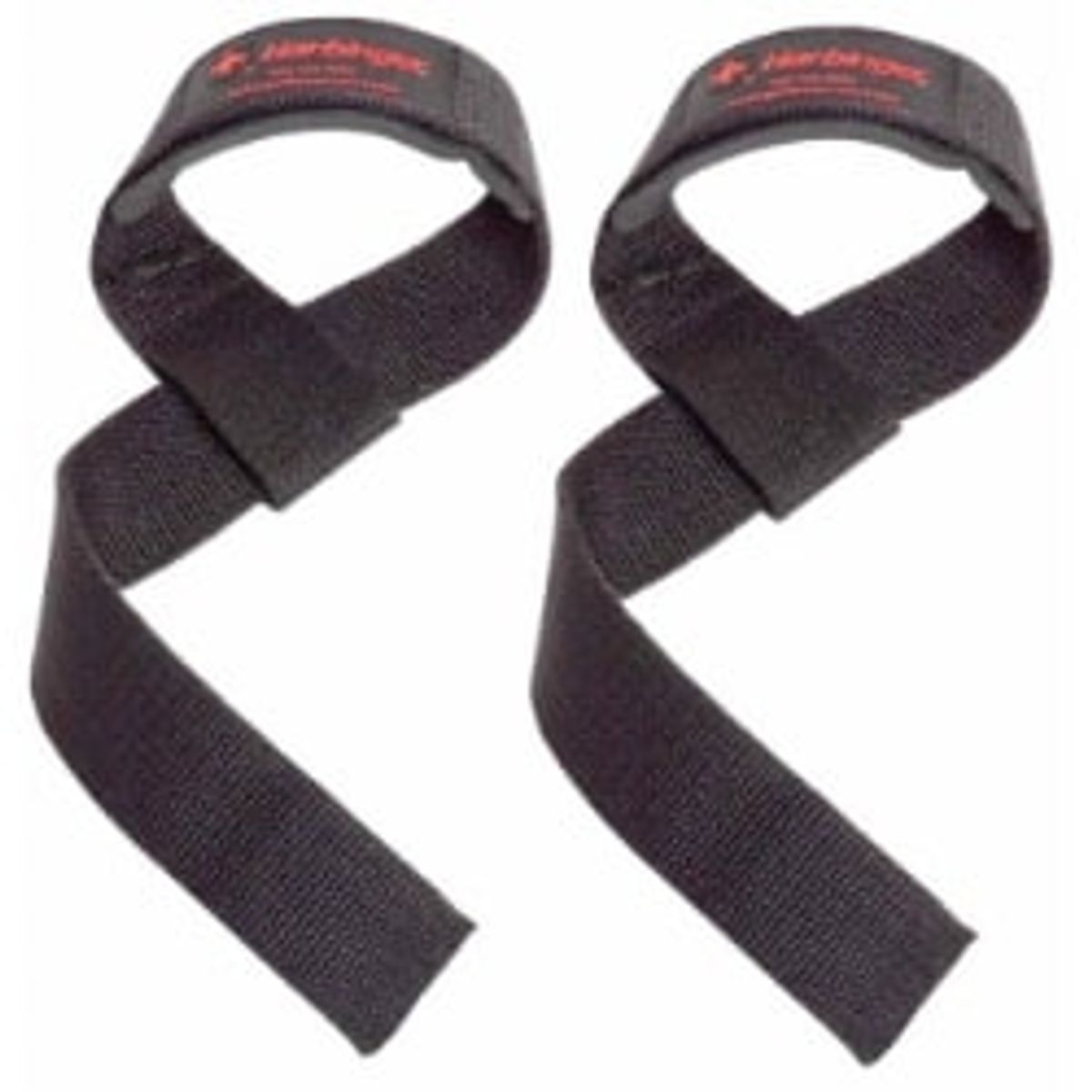 Harbinger - Padded cotton Lifting Straps - Black