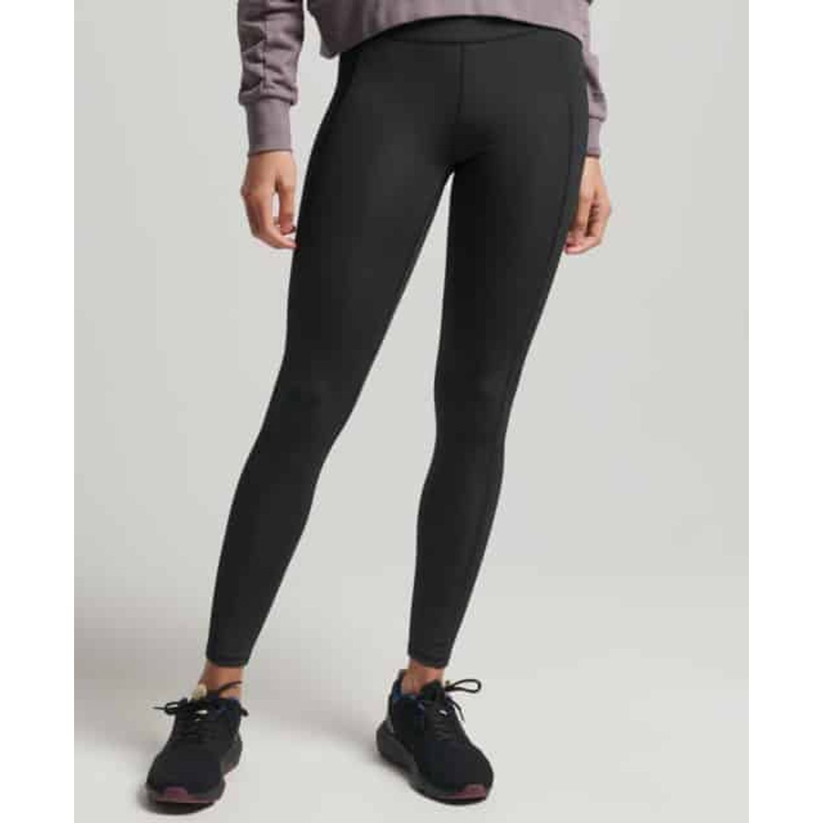 SuperDry Sport - Flex Rib Tights - Black XXS