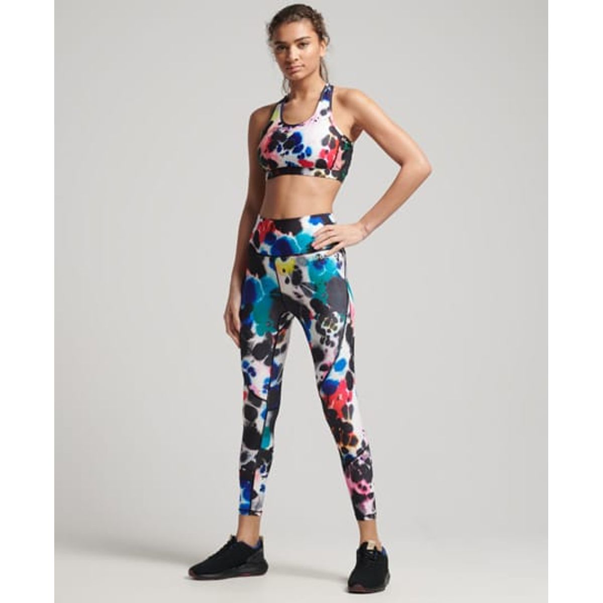 Superdry Sport - Core 7/8 Tight Leggings - Abstract Ink XS