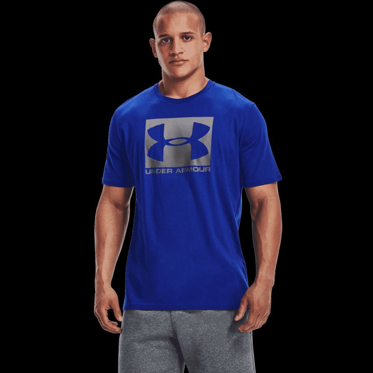 Mænds Under Armour - Charged Cotton T-shirt - Blue Royal S