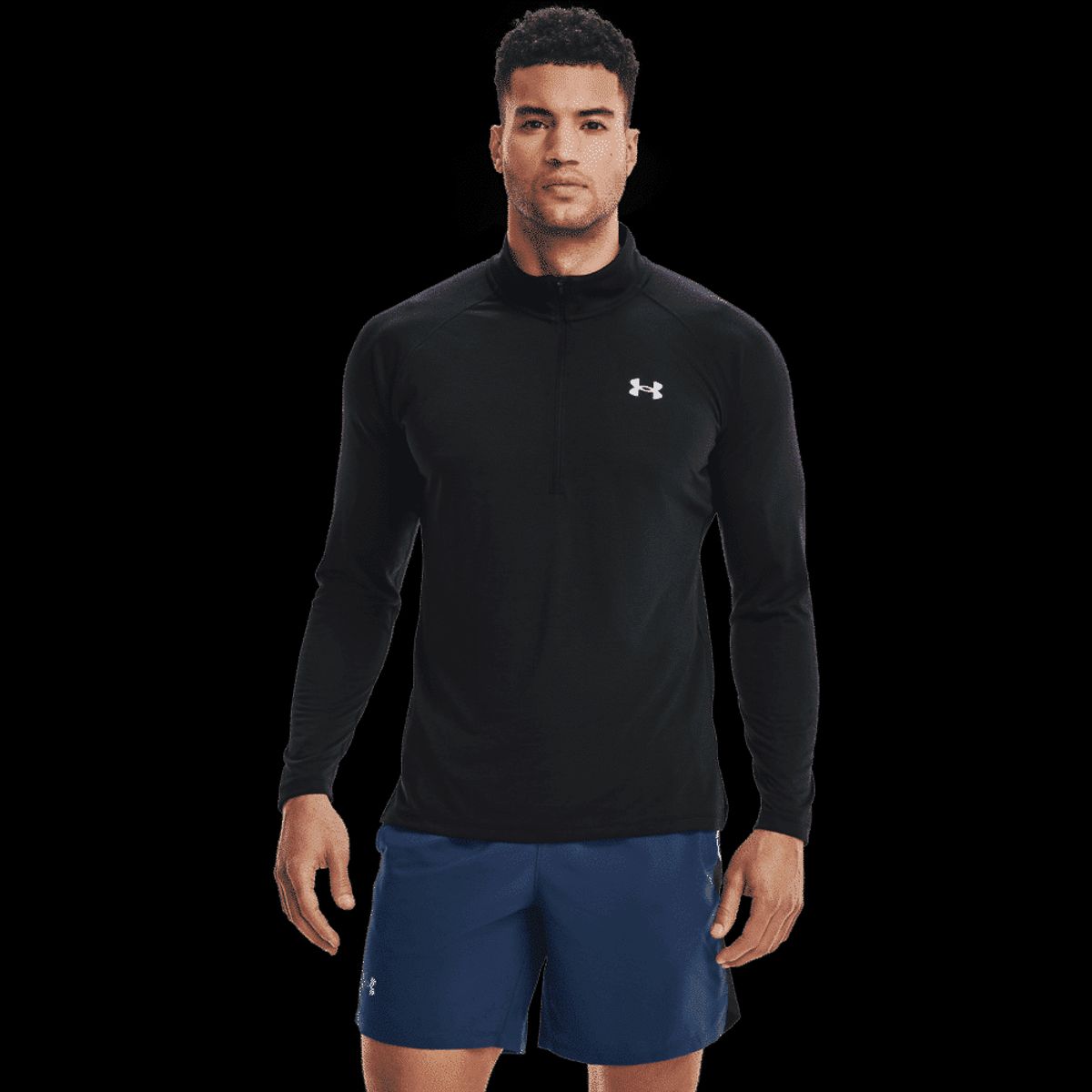 Under Armour Mænd - Streaker Run Half-zip - Black S