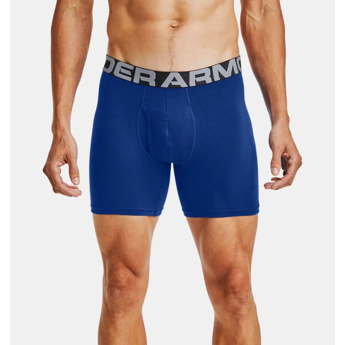 Mænds Under Armour - Charged Cotton Boxer 6in 3 Pack - Royal Blue mix S