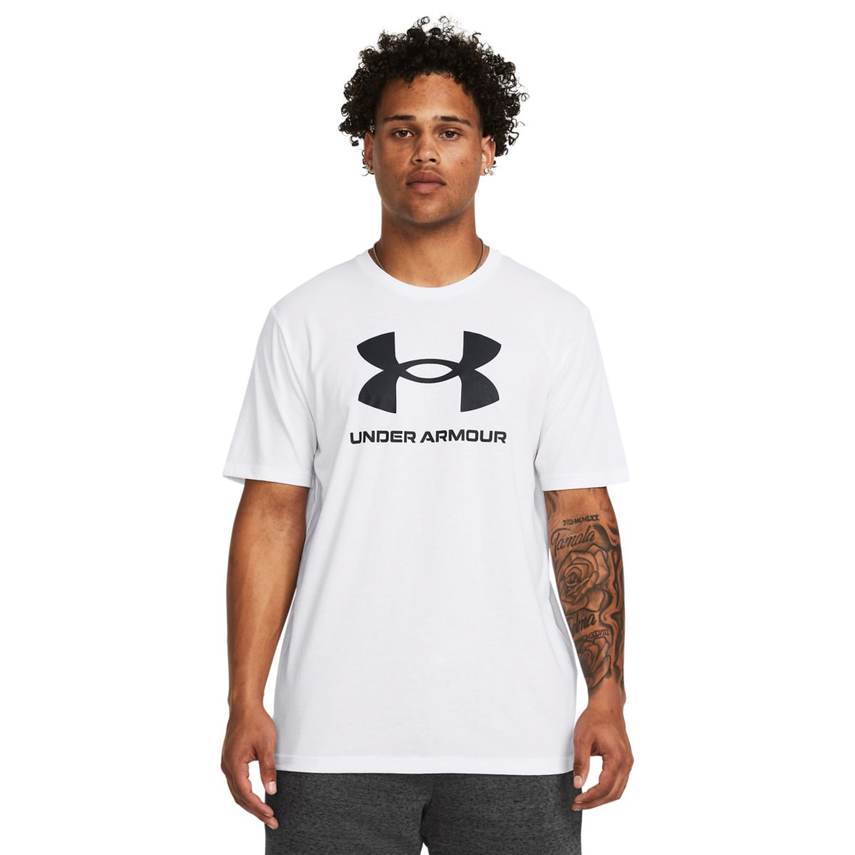 Under Armour Mænds - Sportstyle Shortsleeve - White S