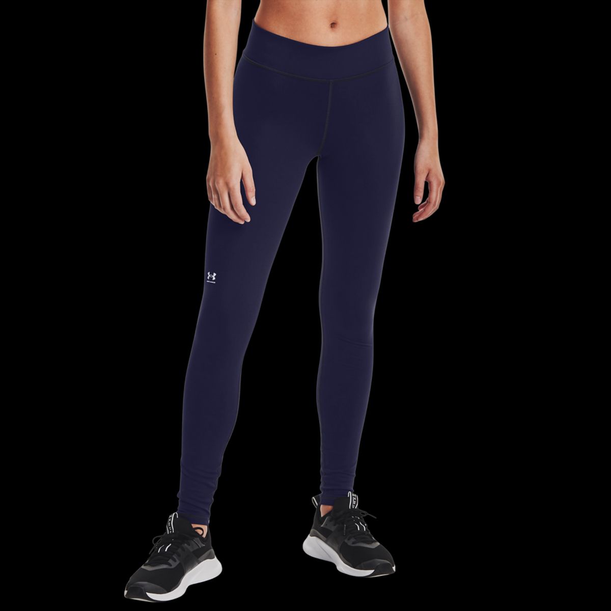 Under Armour Kvinders - ColdGear Authentics Leggings - Midnight Navy XL