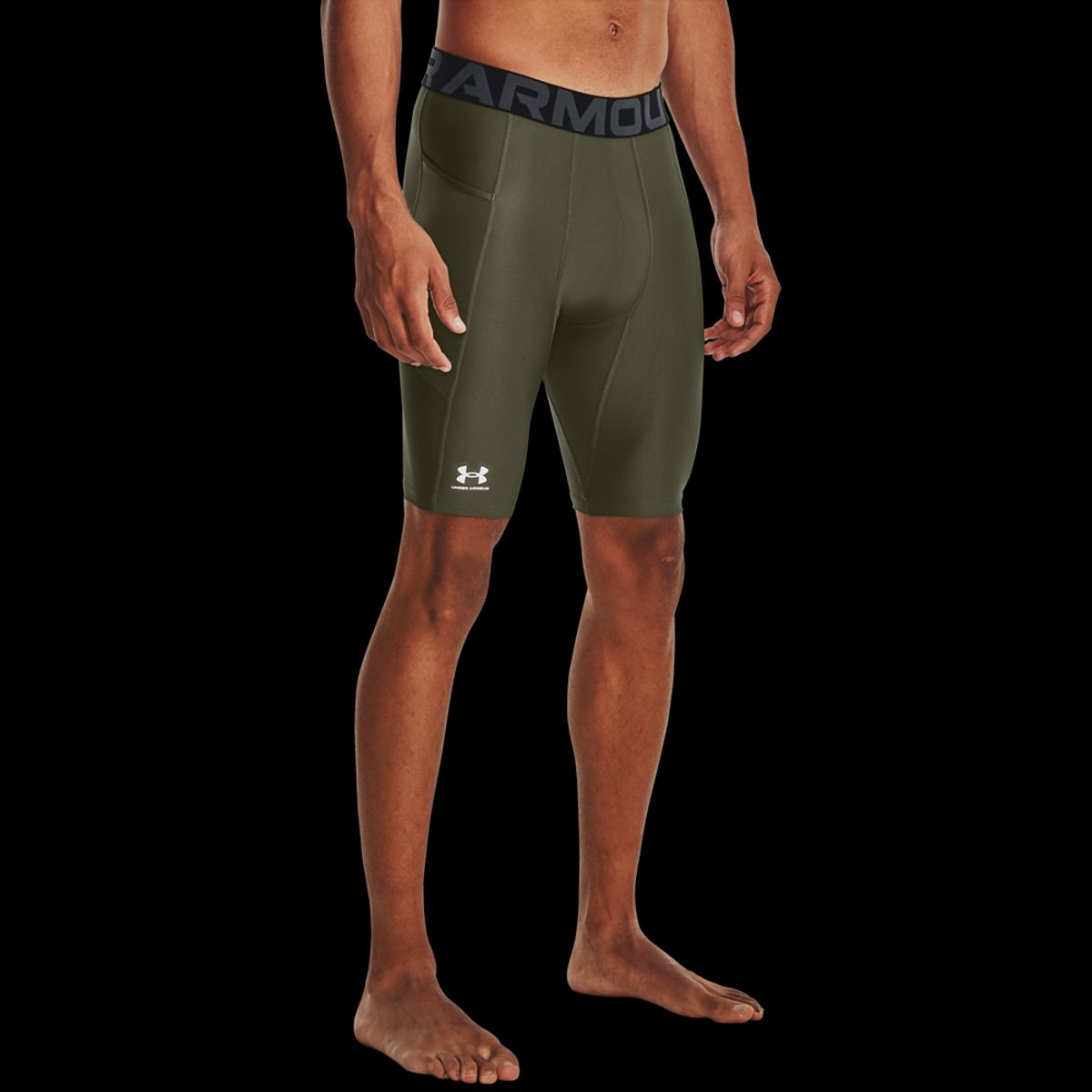 Under Armour Mænd - HeatGear Pocket Long Shorts - Marine Green M