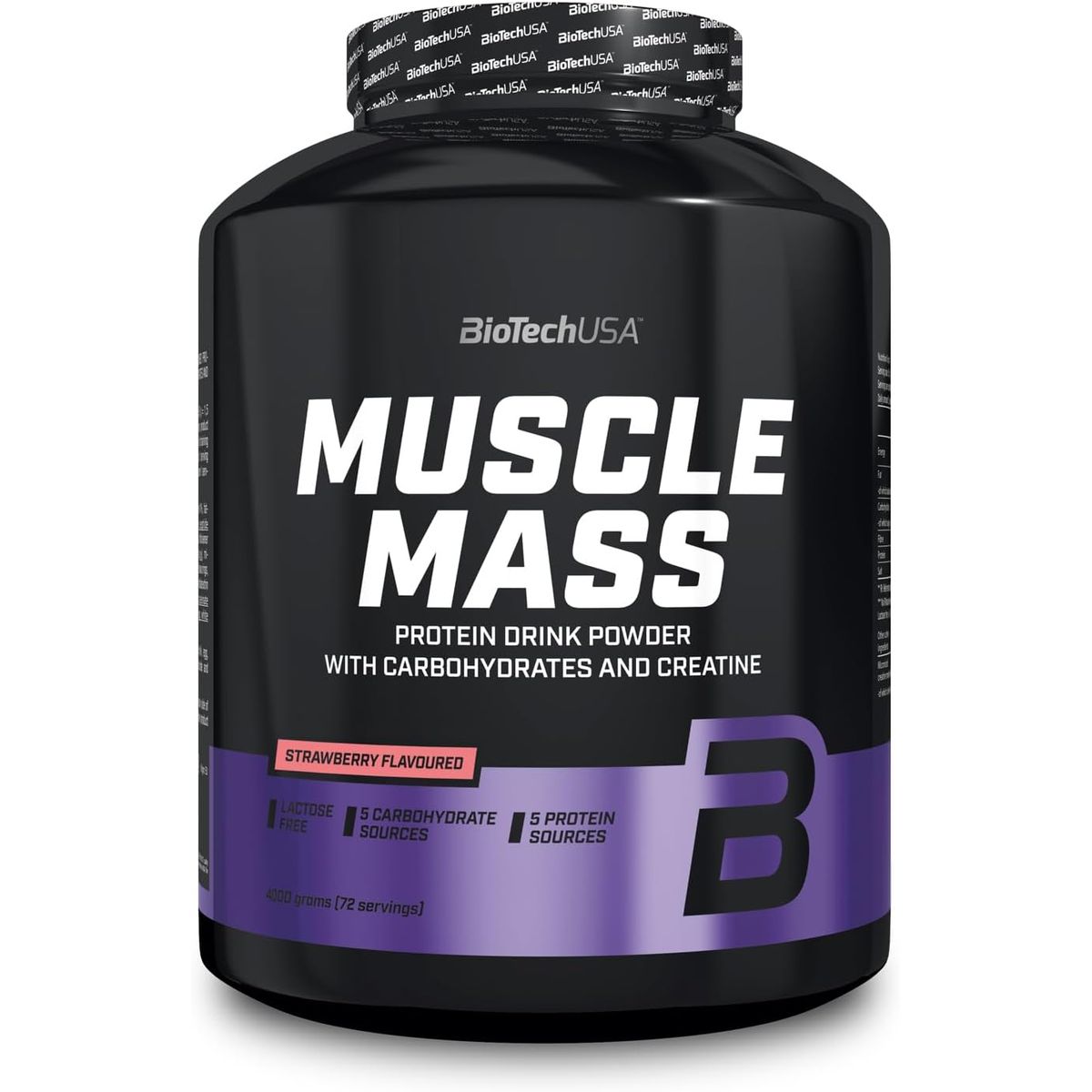 BioTech USA - Muscle Mass Strawberry - 4000g