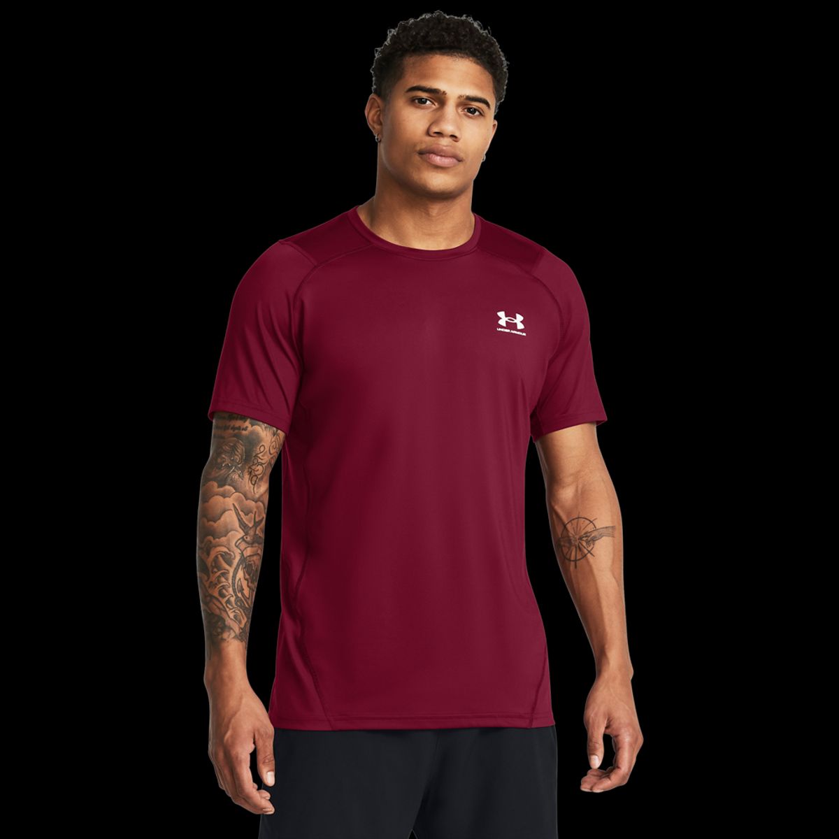 Under Armour Mænd - HeatGear Armour Fitted Shortsleeve - Cardinal Red L