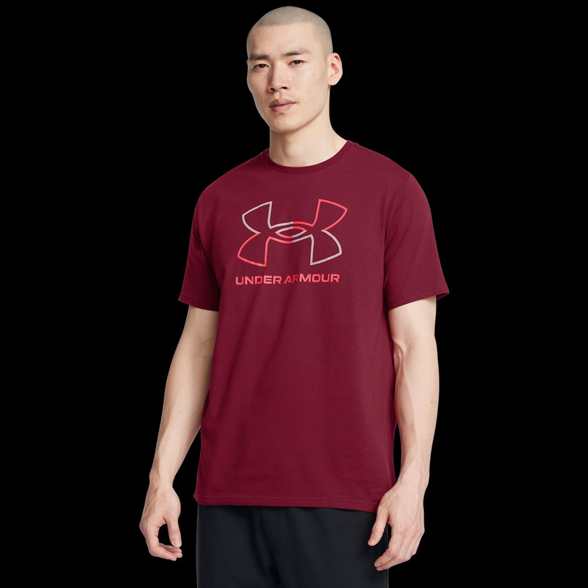 Under Armour Mænds - Foundation Shortsleeve - Cardinal Red XXL