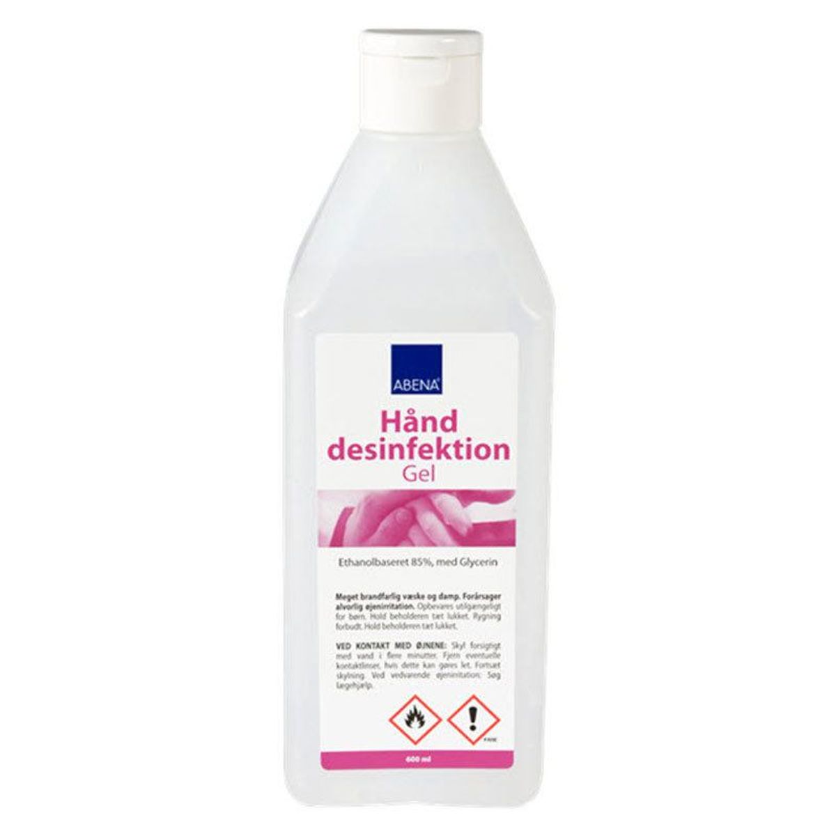 Abena hånddesinfektion 600ml gel 85%