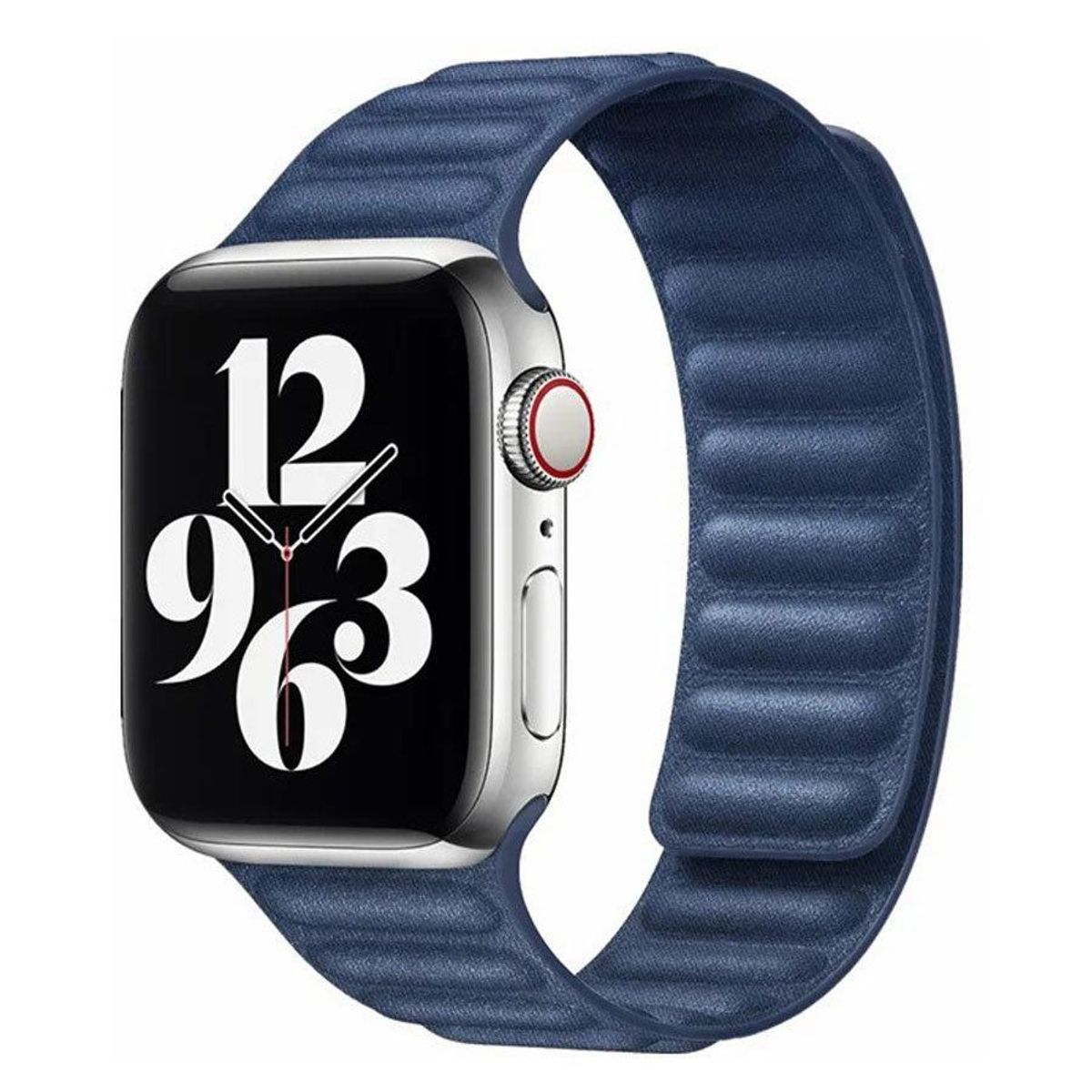 Lippa Apple Watch finewoven rem 38/40/41, Navy Blå