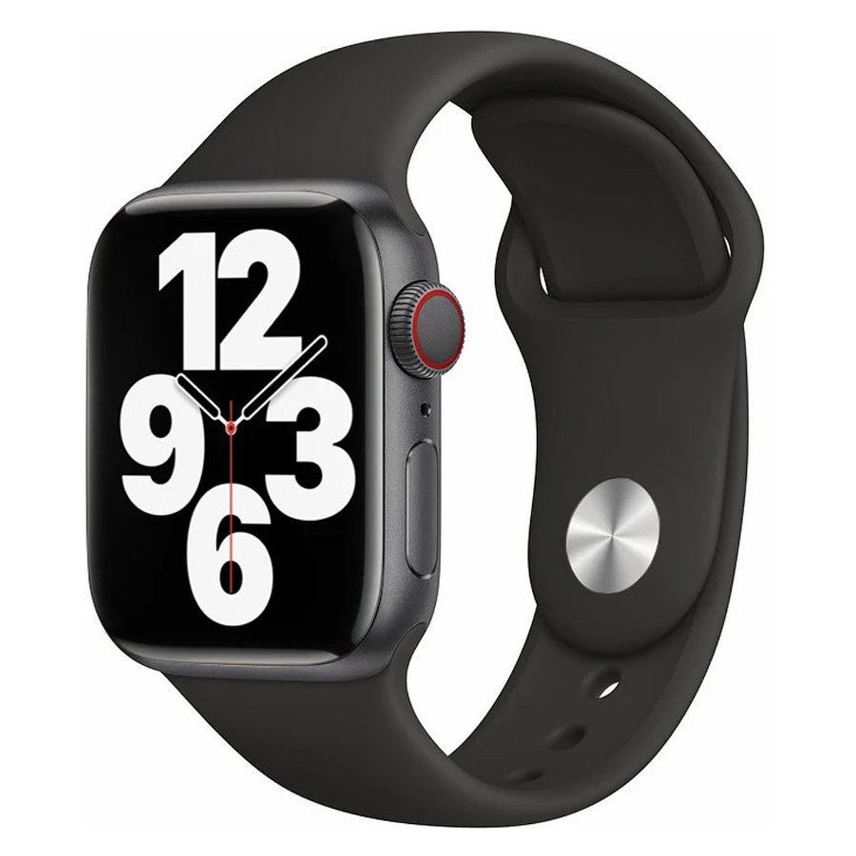 Lippa Apple Watch silikonerem 42/44/45/49, Sort