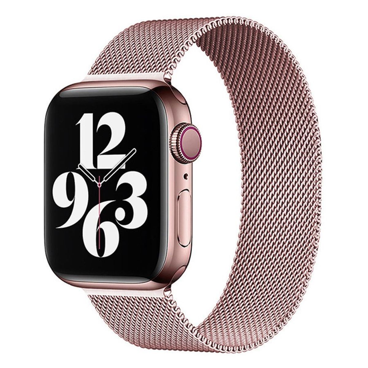 Lippa Apple Watch rustfri stål rem 42/44/45/49, Rose Gold