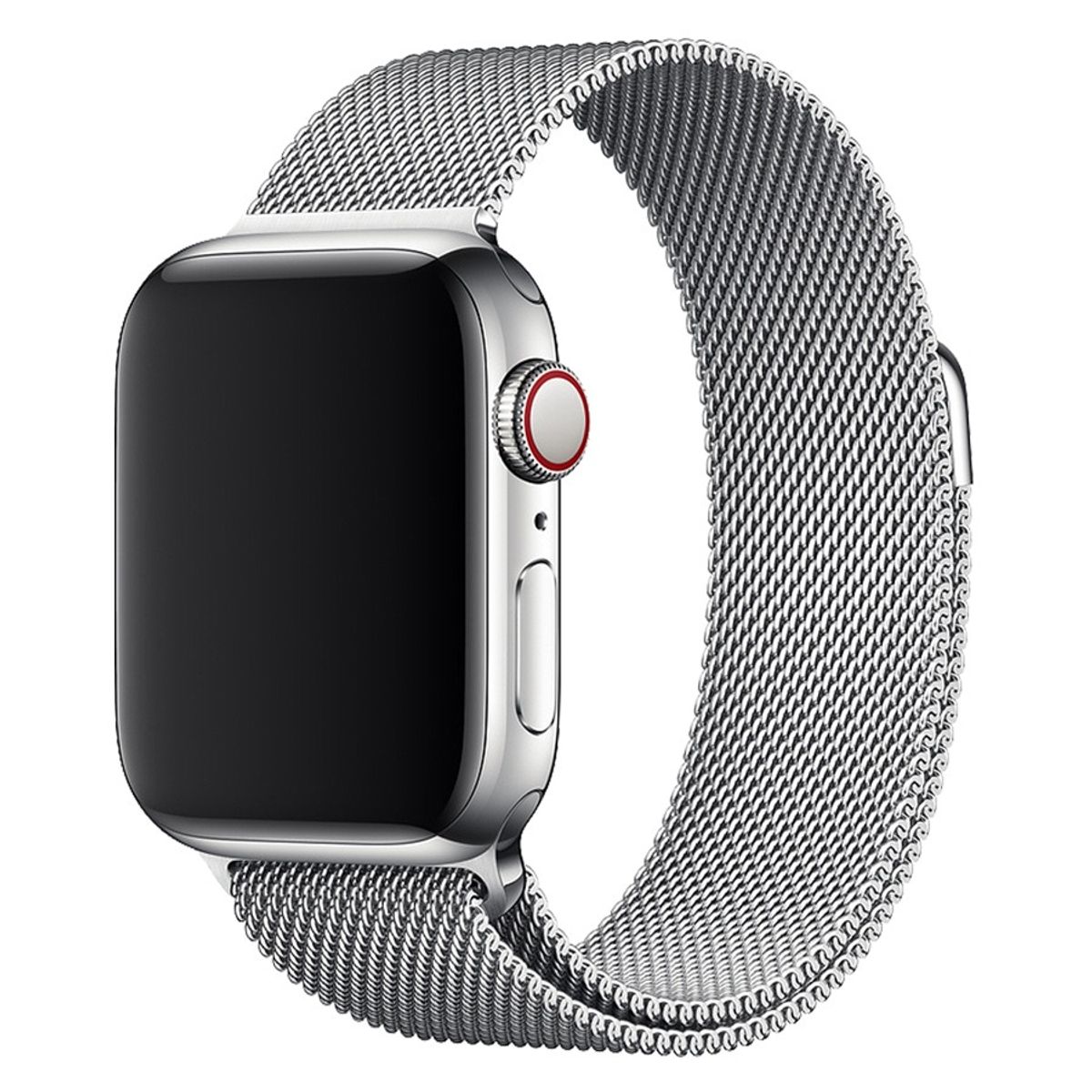 Lippa Apple Watch rustfri stål rem 42/44/45/49, Sølv