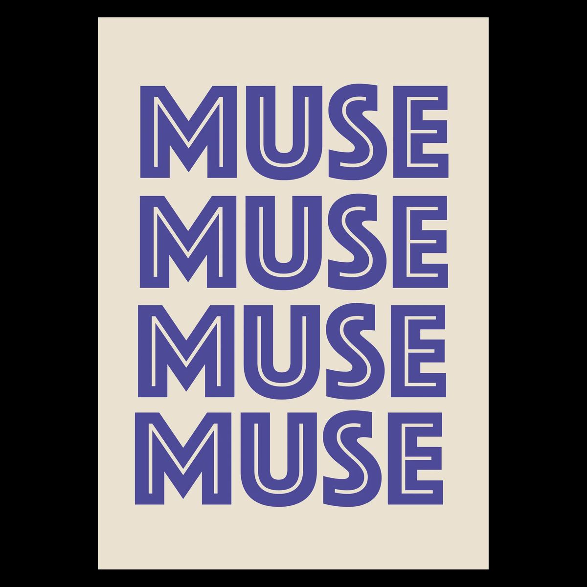 Muse No. 3 Plakat 35x50 cm (B3) / Ingen ramme