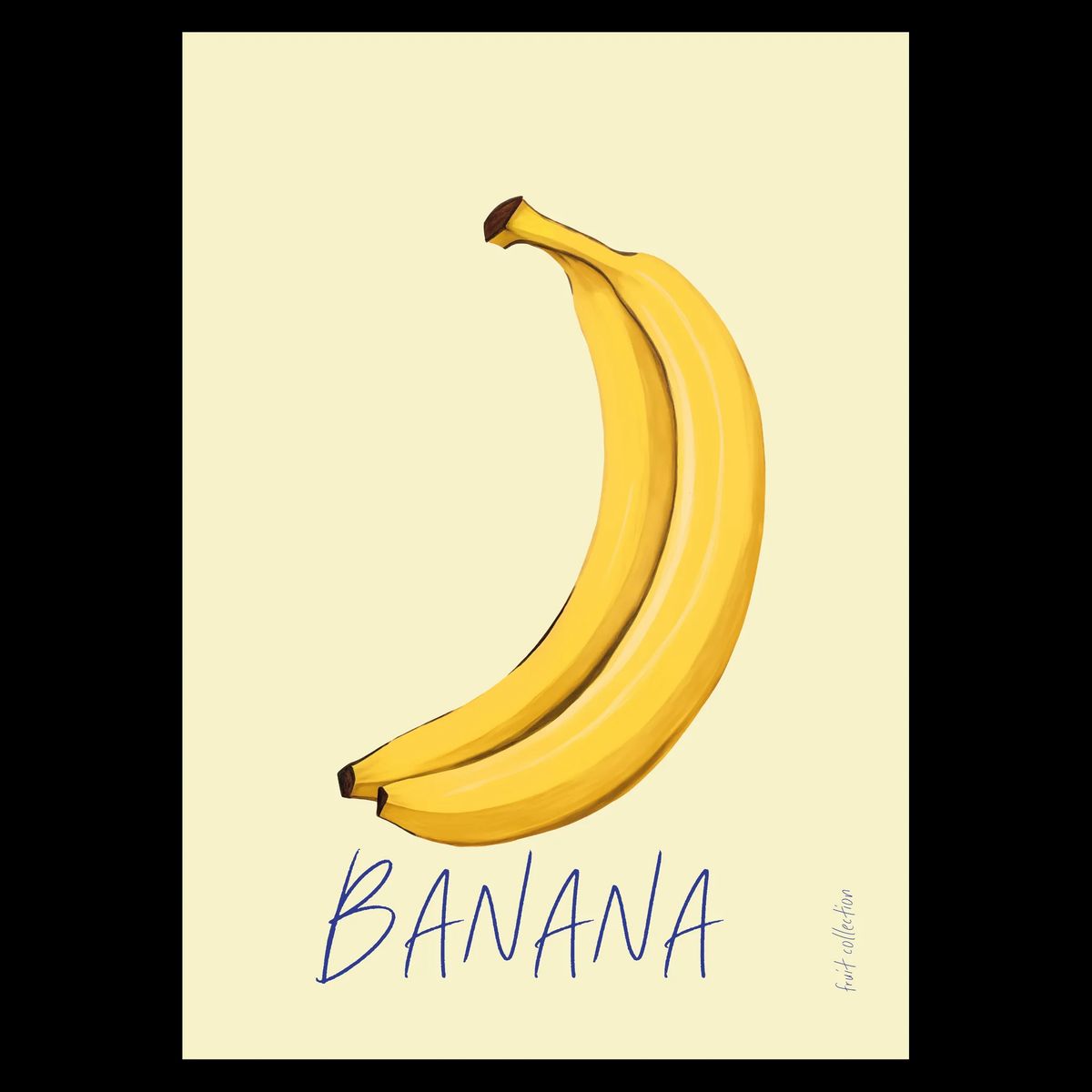 Banana No. 2 Plakat 21x30 cm (A4) / Ingen ramme