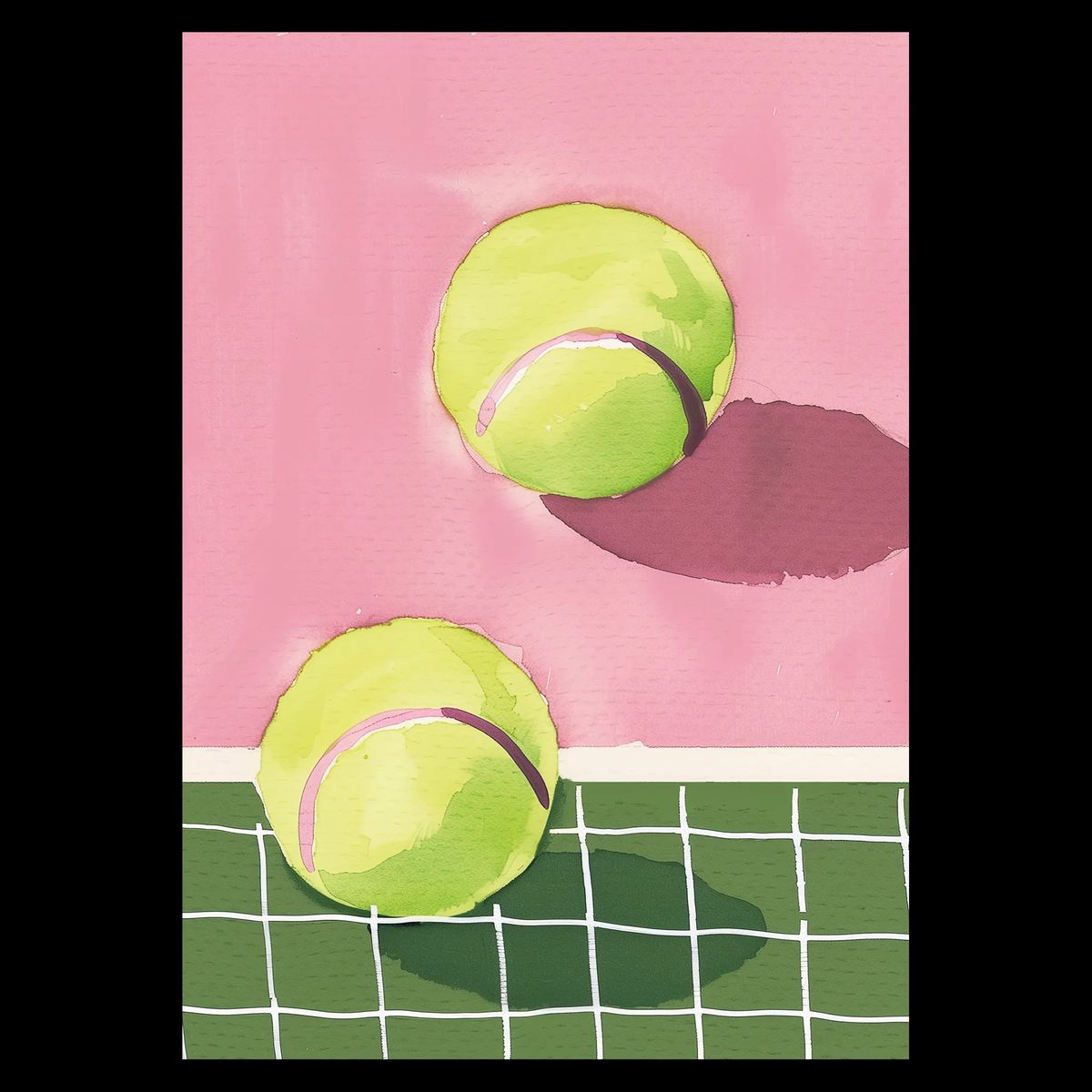 Tennis Joy Plakat 50x70 cm (B2) / Ingen ramme