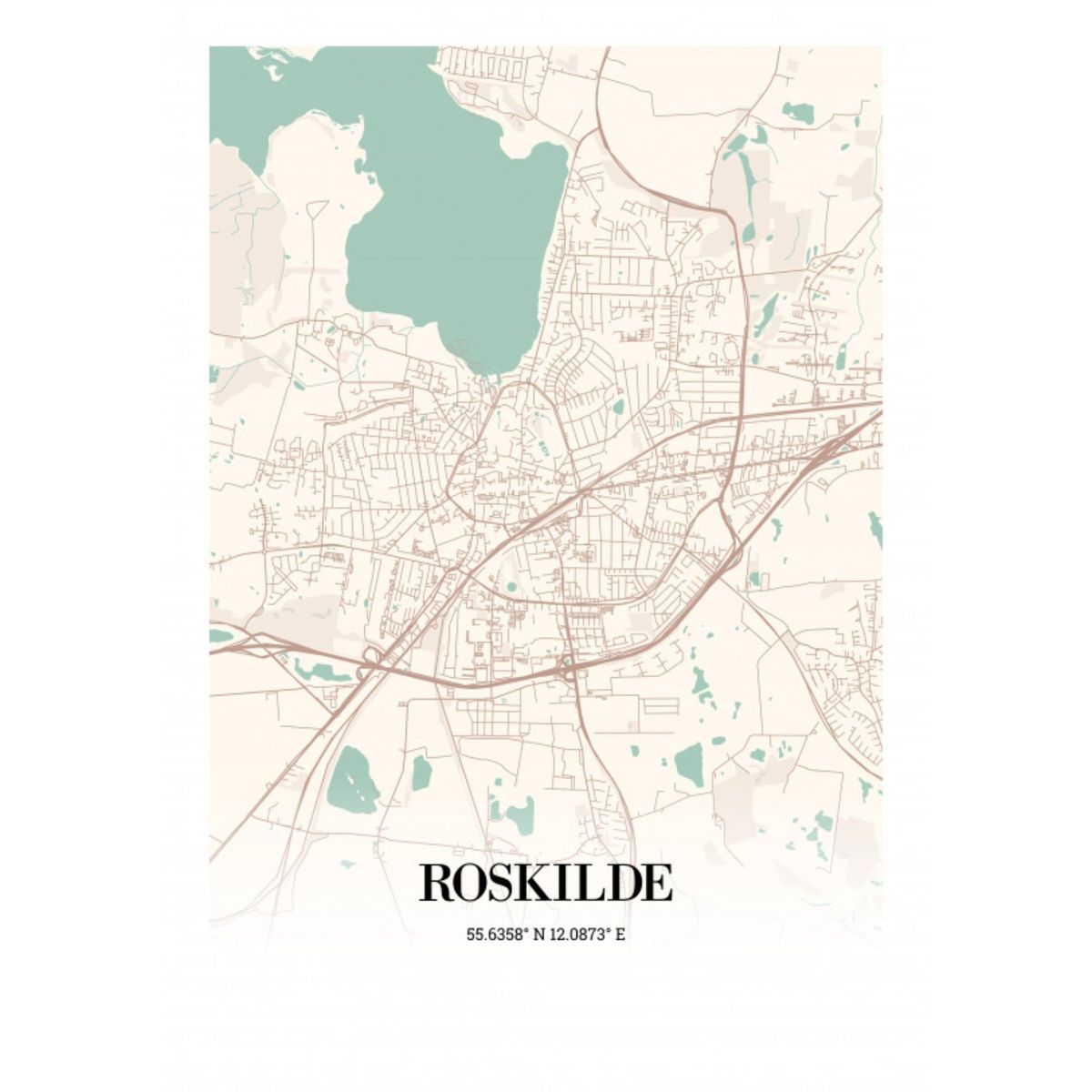 Roskilde 35x50 cm (B3)