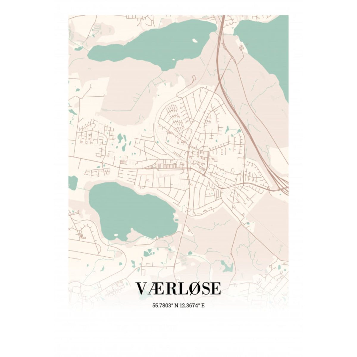 Værløse 21x30cm (A4)