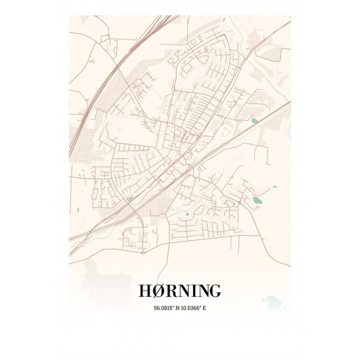 Hørning 21x30cm (A4)