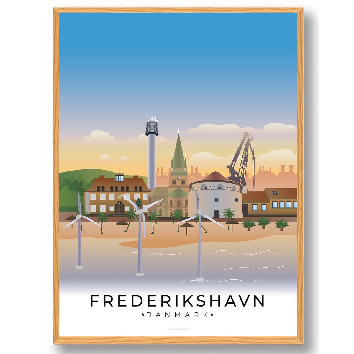 Frederikshavn plakat (RESTPARTI) (Størrelse: L - 50x70cm (B2))