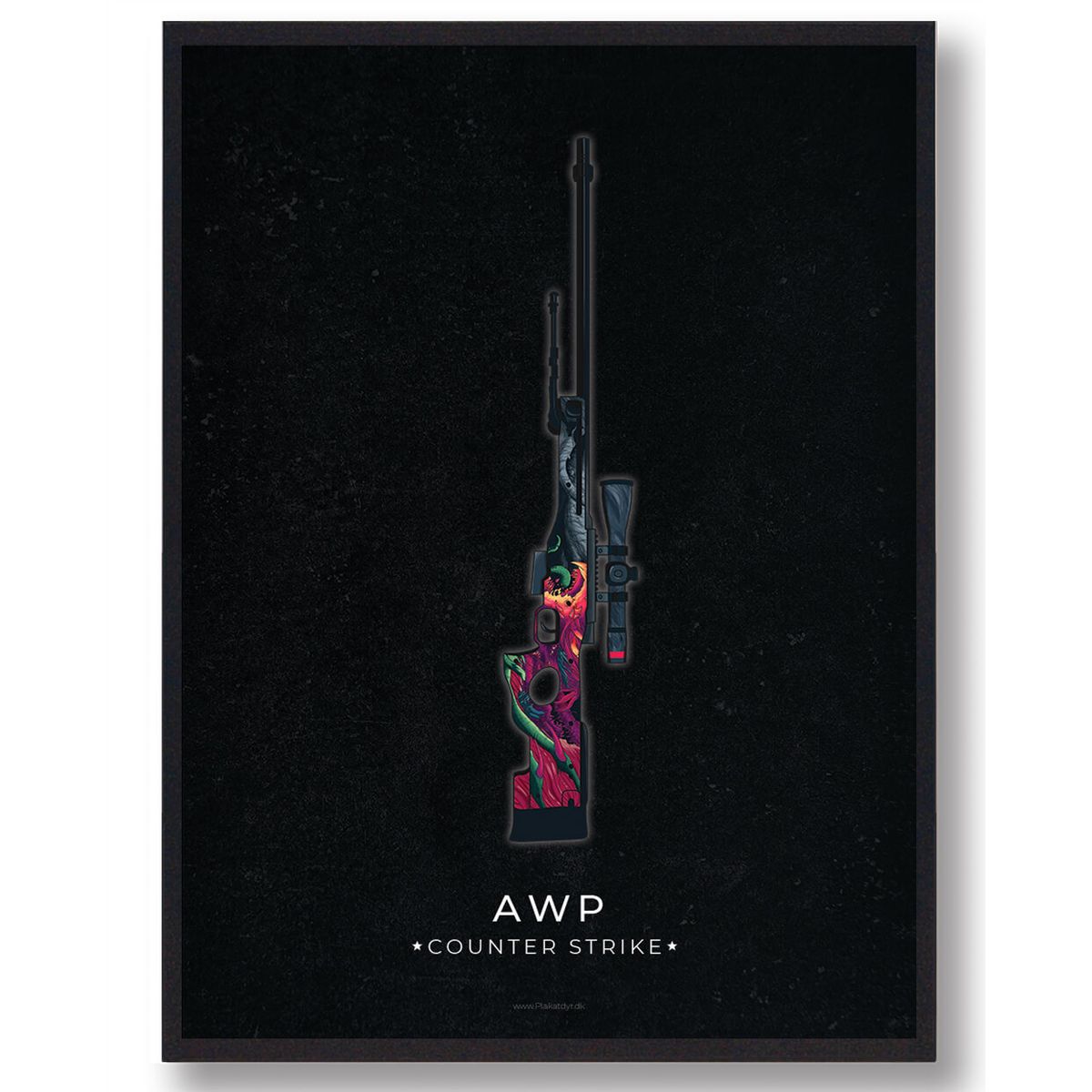 AWP - CS gamerplakater (Størrelse: L - 50x70cm (B2))