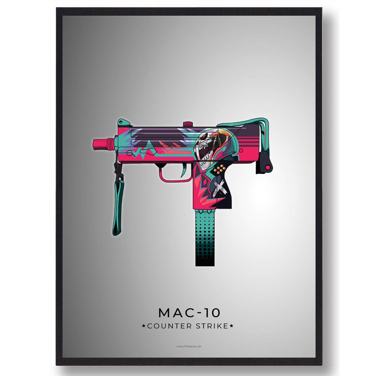 Mac 10 - CS gamerplakater (Størrelse: L - 50x70cm (B2))