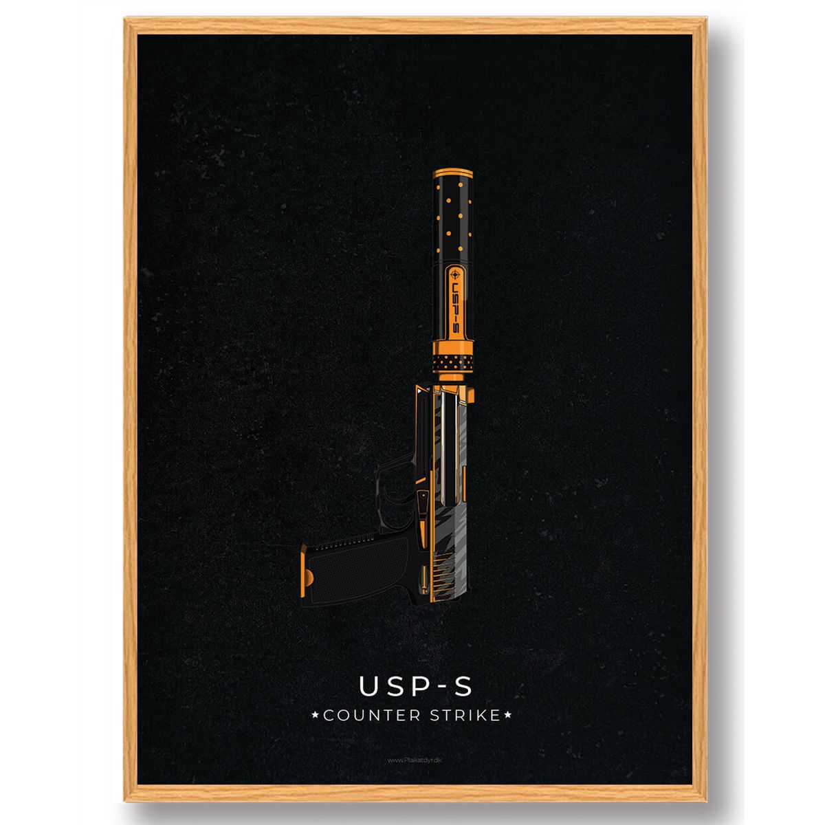 USP-S - CS gamerplakater (Størrelse: L - 50x70cm (B2))