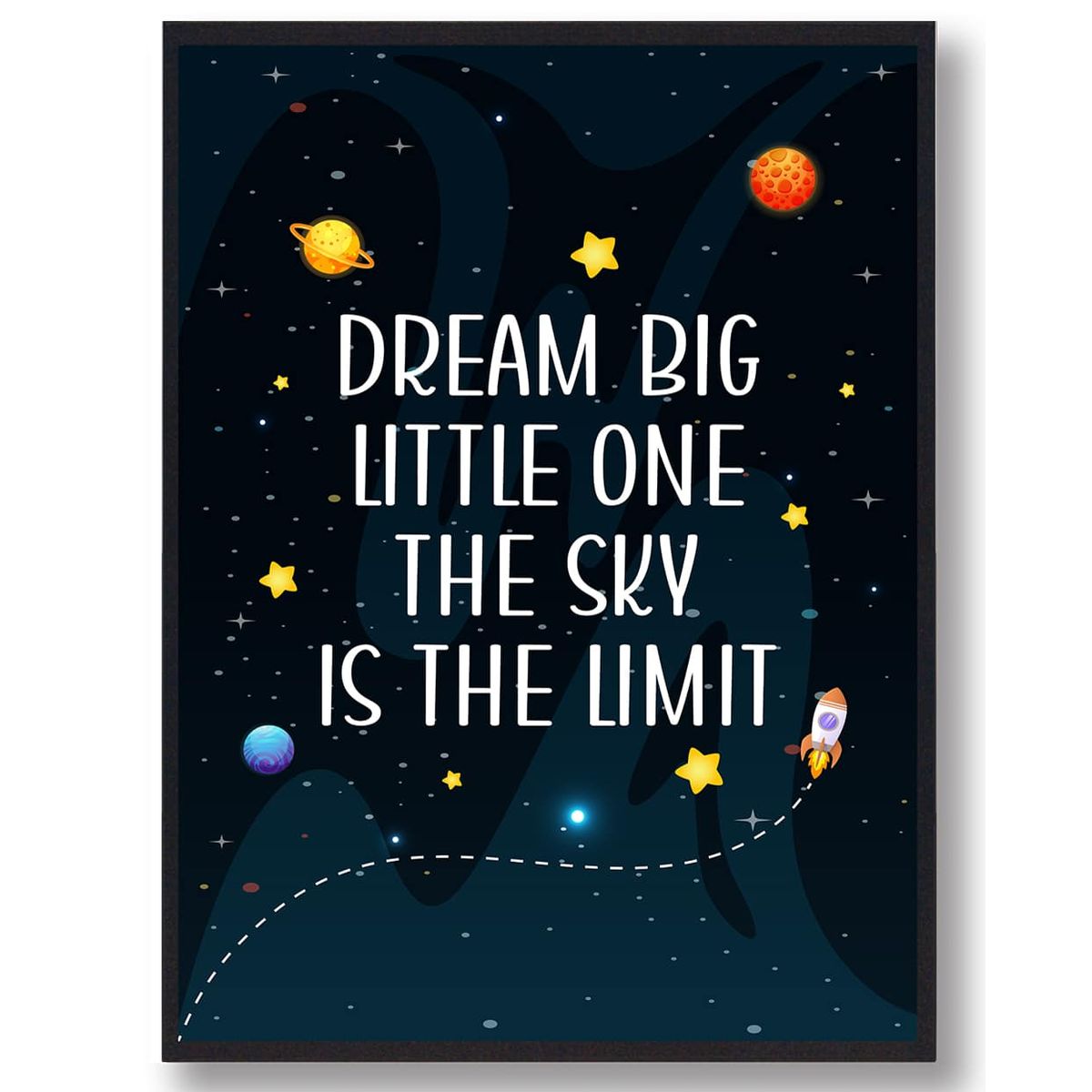 Dream big little one - plakat (Størrelse: L - 50x70cm (B2))