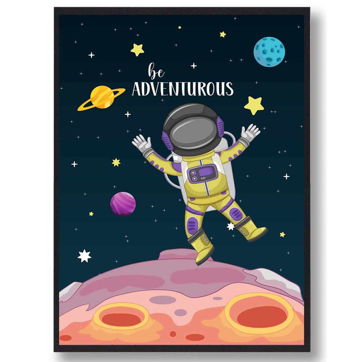 Astronaut - plakat (Størrelse: L - 50x70cm (B2))