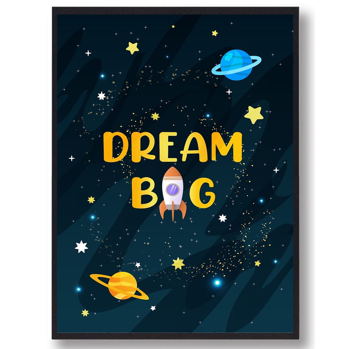 Dream big - plakat (Størrelse: L - 50x70cm (B2))