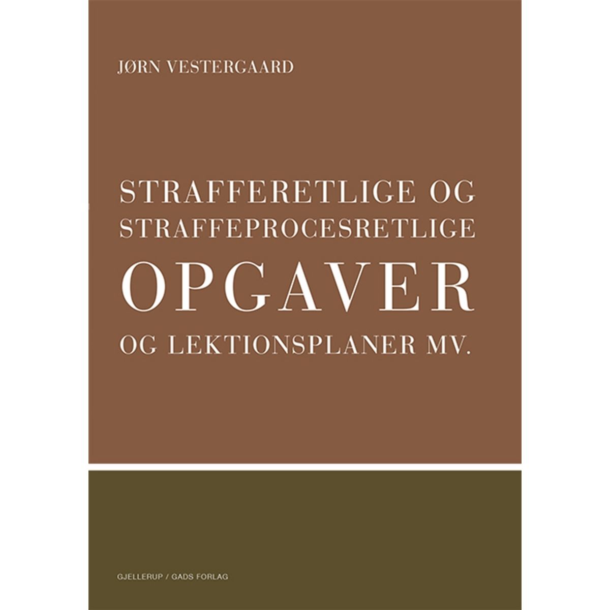 Strafferetlige og straffeprocesretlige opgaver og lektionsplaner