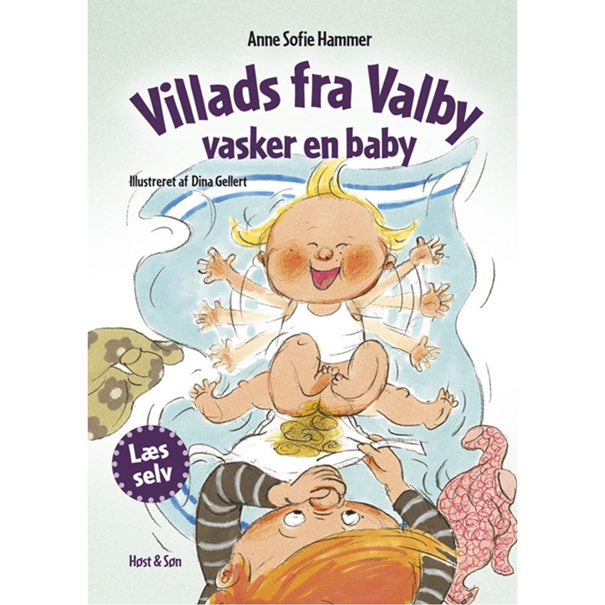 Villads fra Valby vasker en baby