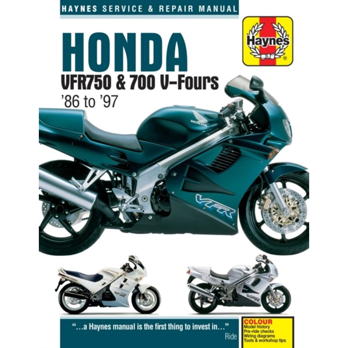 Honda VFR750 & 700 V-Fours (86 - 97) Haynes Repair Manual