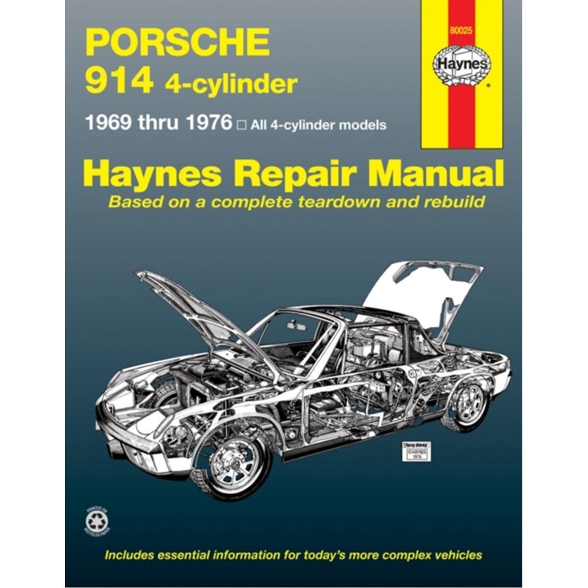 Porsche 914 4-cylinder (1969-1976) Haynes Repair Manual (USA)