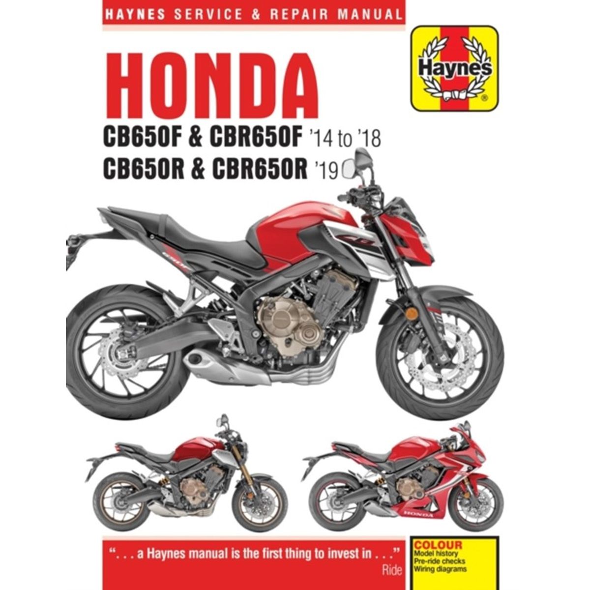 Honda CB650F & CBR650F, CB650R & CBR650R (14 - 19)