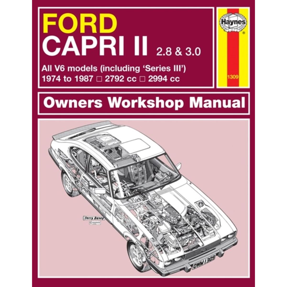 Ford Capri II (and III) 2.8 & 3.0 V6 (74 - 87) Haynes Repair Manual