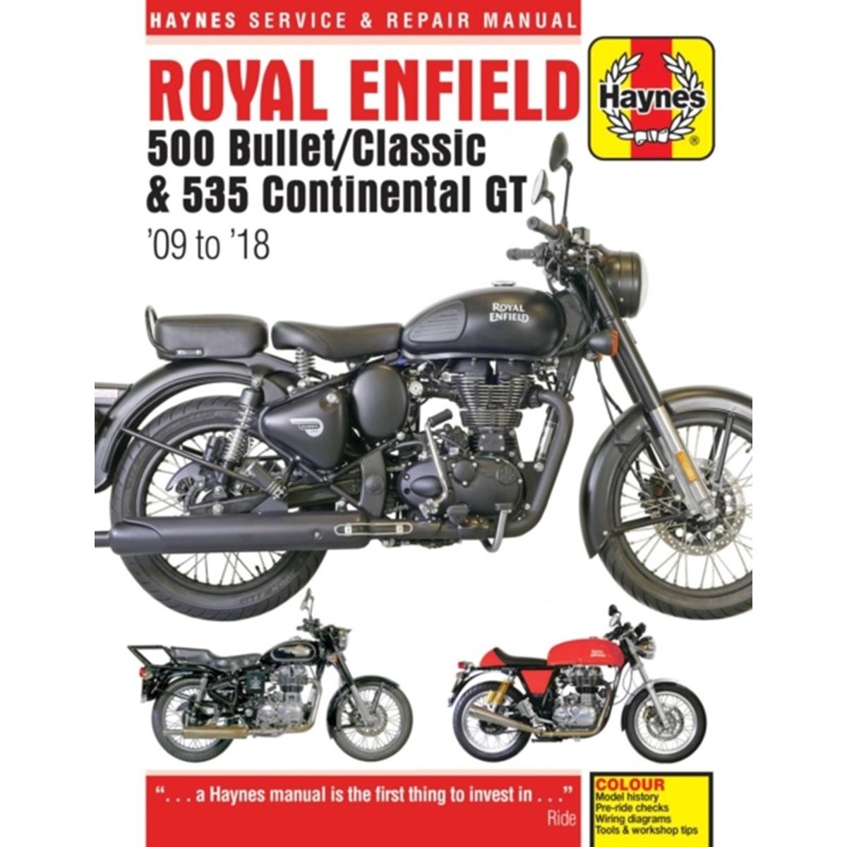 Royal Enfield Bullet and Continental GT Service & Repair Manual (2009 to 2018)