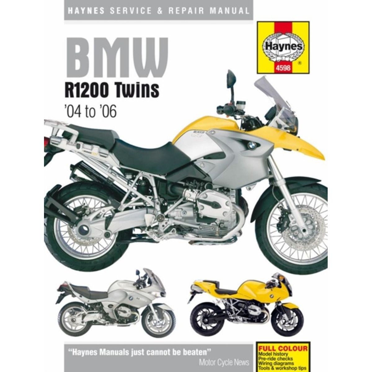 BMW R1200 Twins (04 - 09) Haynes Repair Manual