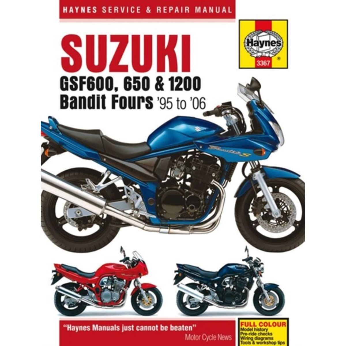 Suzuki GSF600, 650 & 1200 Bandit Fours (95 - 06) Haynes Repair Manual