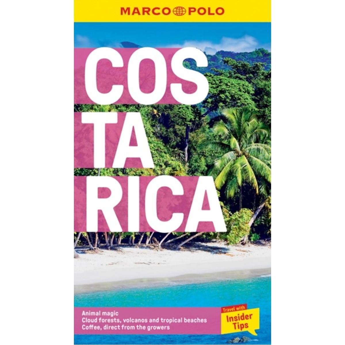 Costa Rica Marco Polo Pocket Travel Guide - with pull out map