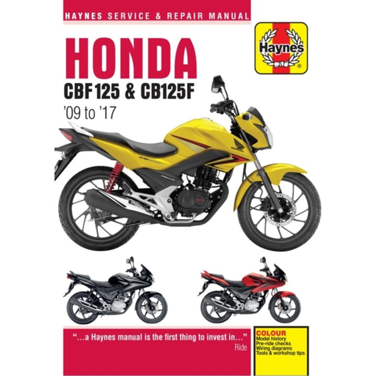 Honda CBF125 & CB125F ('09 To '17)