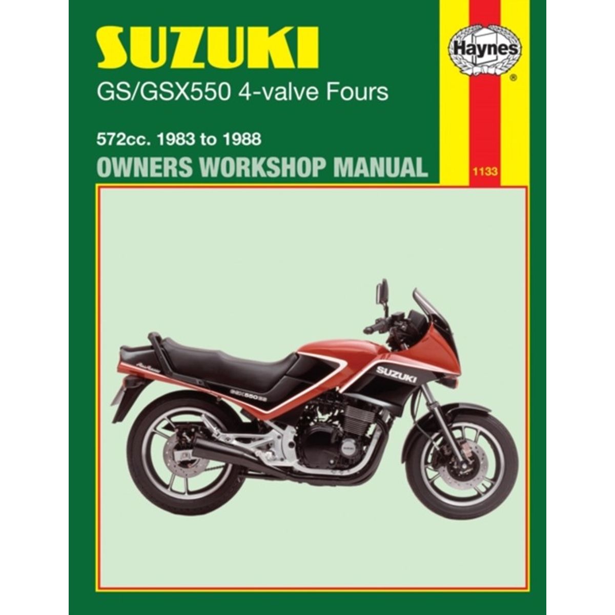 Suzuki GS/GSX550 4-valve Fours (83 - 88) Haynes Repair Manual