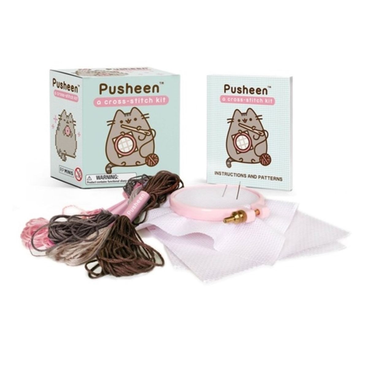 Pusheen: A Cross-Stitch Kit