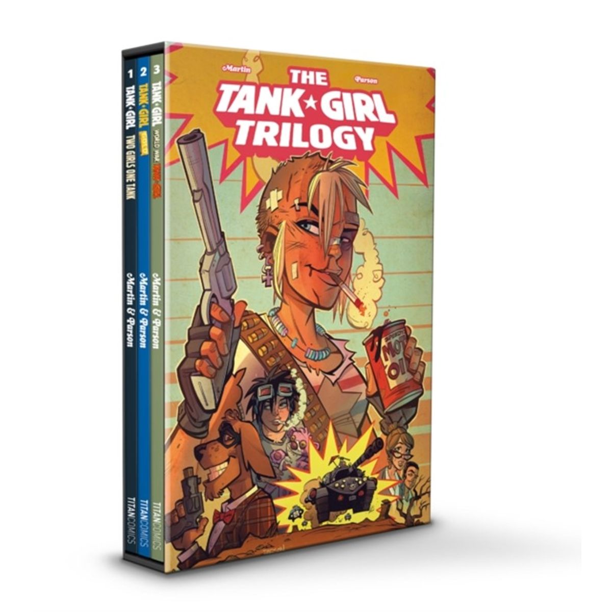 Tank Girl Trilogy Box Set (GOLD, WORLD WAR, 2 GIRLS 1 TANK)