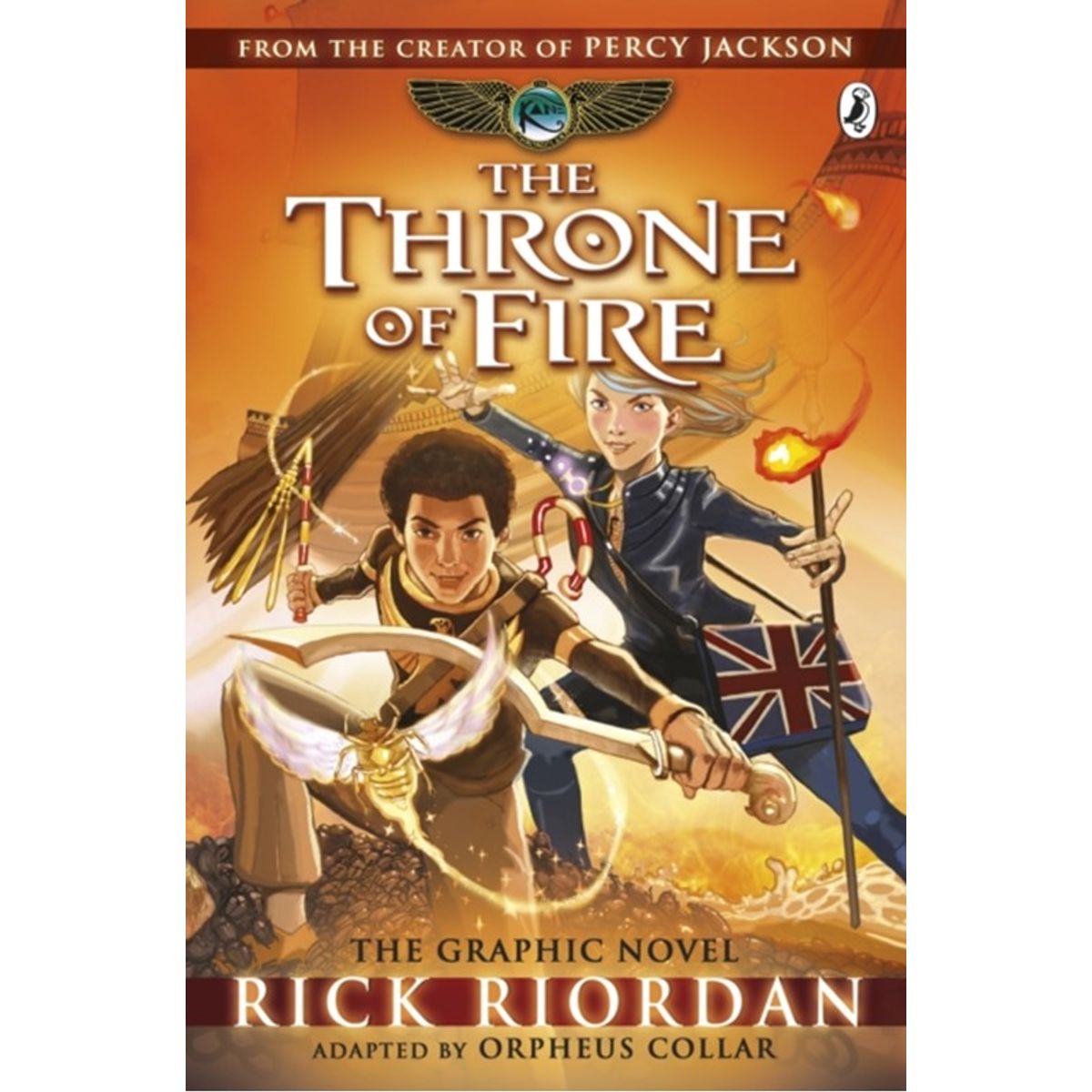 The Throne of Fire: The Graphic Novel (The Kane Chronicles Book 2)